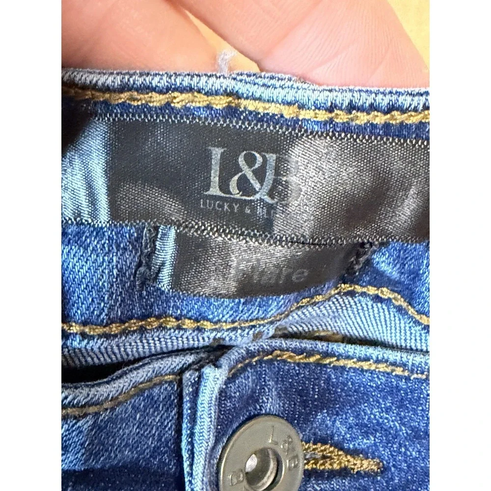 L&B Lucky Blessed Bell Bottom Mid Rise Flare Jeans Stretch Women's Size 10 - Picture 4 of 15
